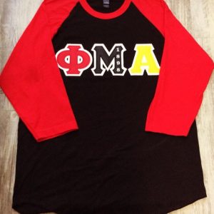 Phi Mu Alpha Raglan Shirt Blk/Red