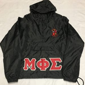 Mu Phi Sigma Black Pullover Jacket